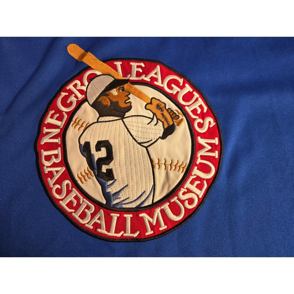 Headgear NLBM Negro Leagues Baseball Museum Multi Team Patch Jersey Red Blue 4XL